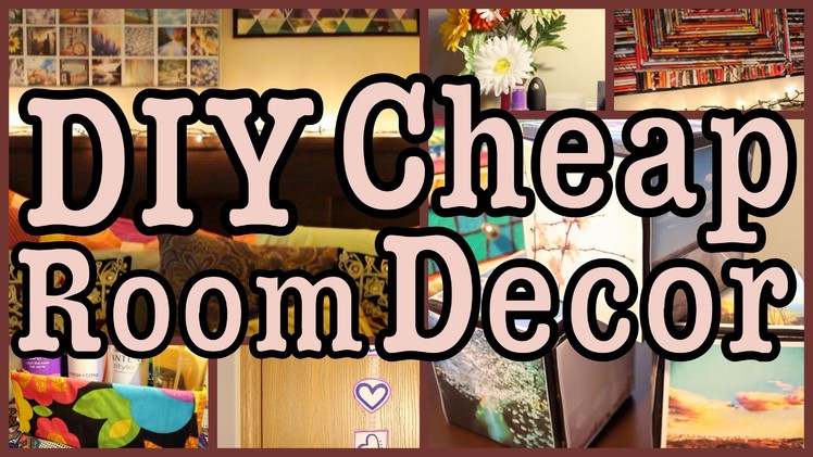 DIY: Cheap Room Decor! ✽ Ways to SPICE Up Your Room