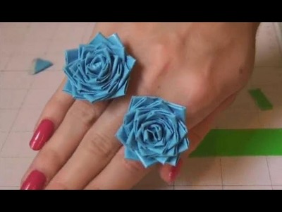 DIY: Duct Tape Rose Ring. Flower Ring