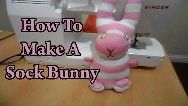 DIY: How To Make A Sock Bunny - Sustainable Patch