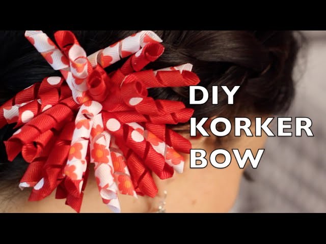 DIY Korker Hair Bow | How To Make A Korker Ribbon Bow