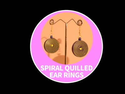 DIY : Swirl Quilling Ear Rings | Quilling Tutorial | Quilling Earrings