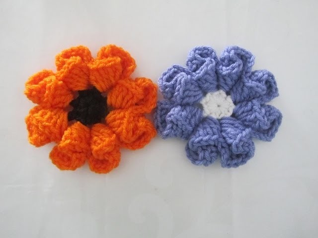 How to Crochet a Flower - Pattern  #1