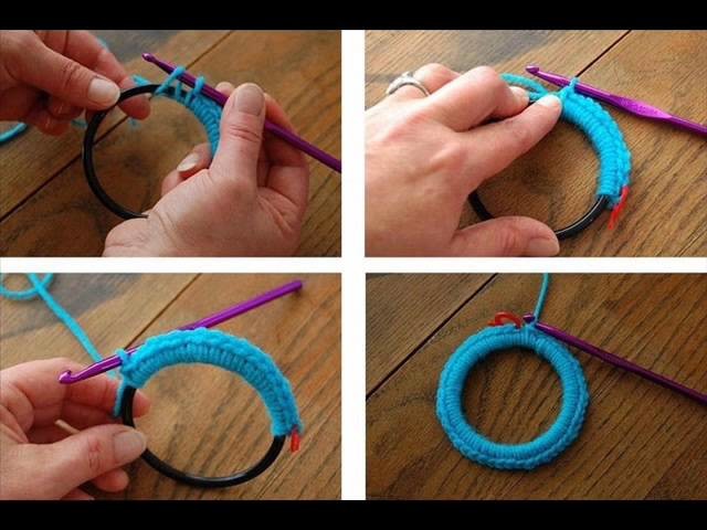 How to crochet a pic frame
