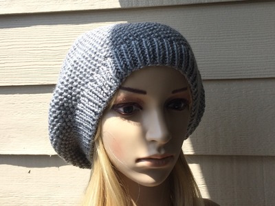 How To Knit A Slouchy Hat, Lilu's Knitting Corner video # 3