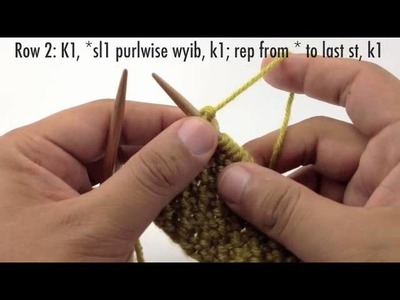 How to Knit the Loop Stitch (English Style)