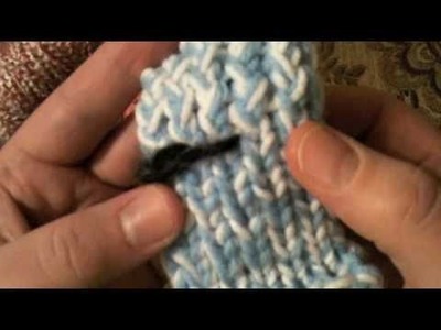 How to Loom Knit: Knit (k) Stitch