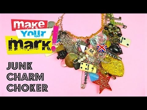 How to: Make a Chunky Junk Charm Choker