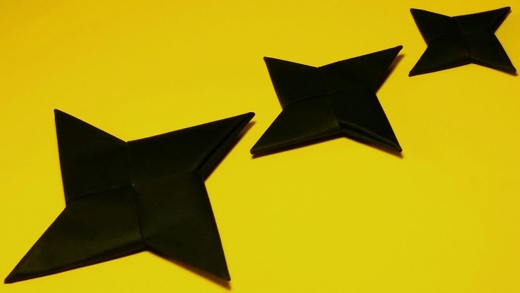 How to make a Paper Ninja Star - Origami Ninja Star Easy - For Beginners
