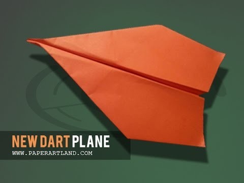 How to make a Paper Plane that flies FAR over 120 feet | New Dart
