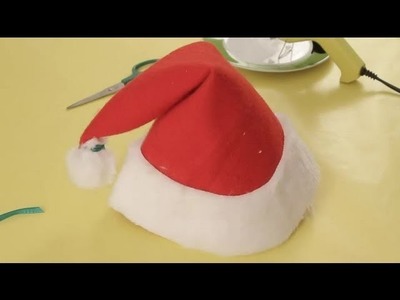 How to make a Santa Claus hat : Christmas crafts for the whole family