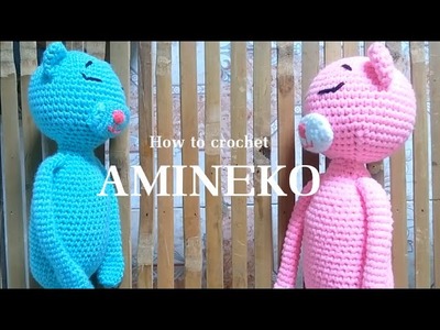 [How to make] Crochet amineko part 1 - Head