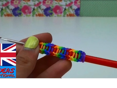 How to make Pencil Grip rubber band. RAINBOW LOOM  - EASY TUTORIALS