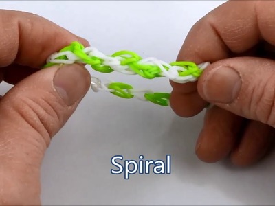 How to make the Spiral bracelet on the Rainbow Loom