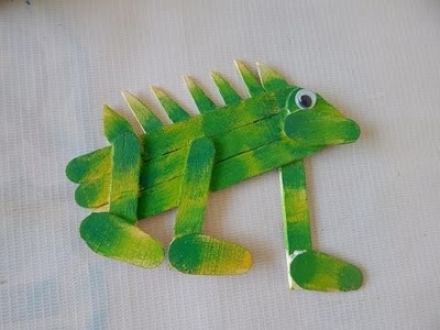 Kids craft how to make a dinosaur