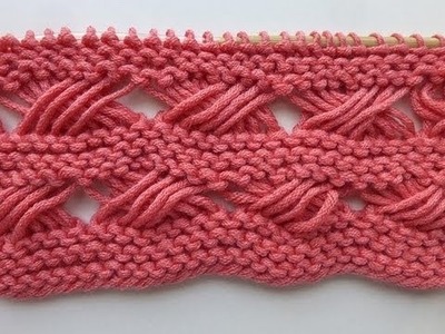 Knit with eliZZZa * Knit Stitch "CrissCross" reversible