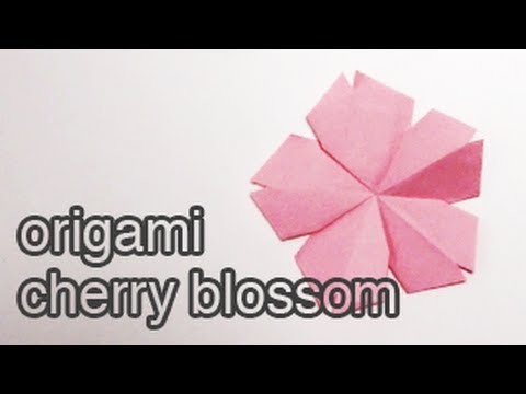 Origami Cherry Blossom Tutorial