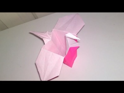 (ORIGAMI) How to make a Crane Container