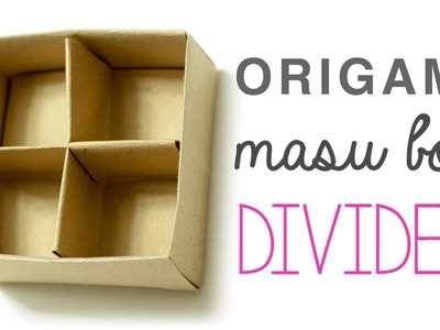 Origami Masu Box Divider