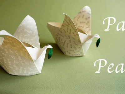 Origami Peace-Dove Box :: Cajita Paloma de la Paz