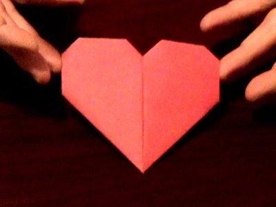 Origami Valentine Day Heart  - Great way to send a love note