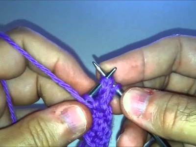 P2TOGTBL - Purl Two Together Through the Back Loop - Left Handed - english