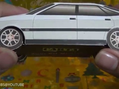 Papercraft Audi 80 B3 Quattro