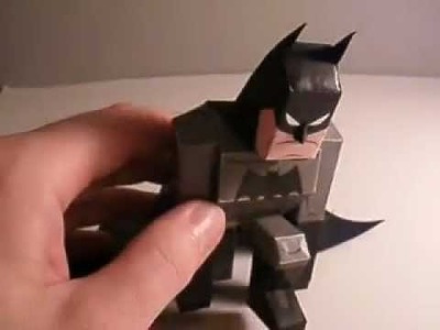 Papercraft Batman - Crouching