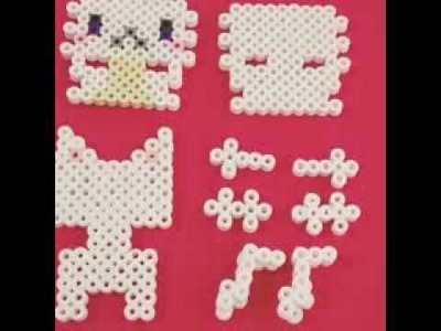 [Perler Beads]How to build Cat!