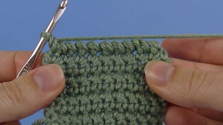 Reverse Single Crochet (left-handed version)
