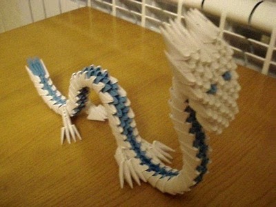 3D Origami Dragon Tutorial