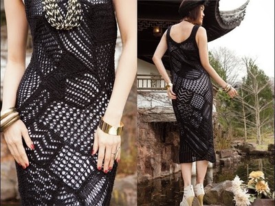 #6 Mid-Length Tank-Style Sundress, Vogue Knitting Spring.Summer 2014