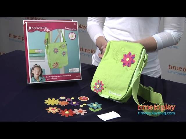 American Girl Crafts Fun Fabric Bag from EKSuccess Brands