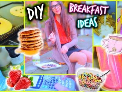 Breakfast Ideas - DIY Healthy,Quick, Easy, and Fast for School!