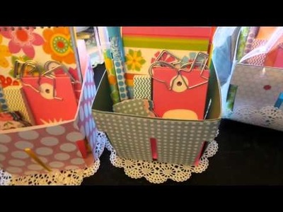 Craft Sale Idea: Sweet Berry Baskets for Planner Supplies