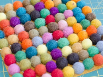 Create a Cute Felt Ball Trivet - Crafts - Guidecentral