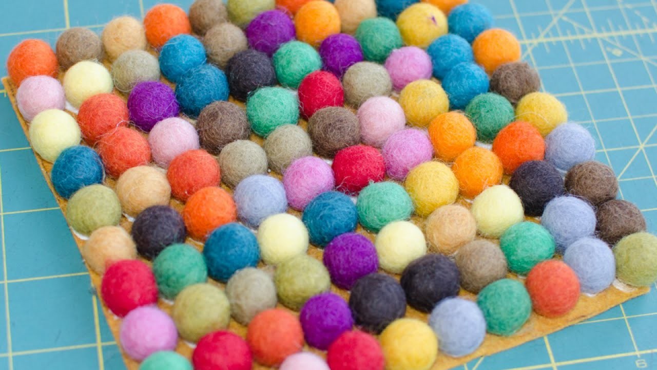 Create a Cute Felt Ball Trivet Crafts Guidecentral