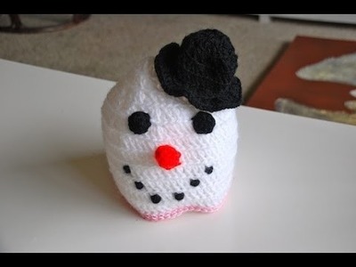Crochet Baby Snowman Hat design Idea