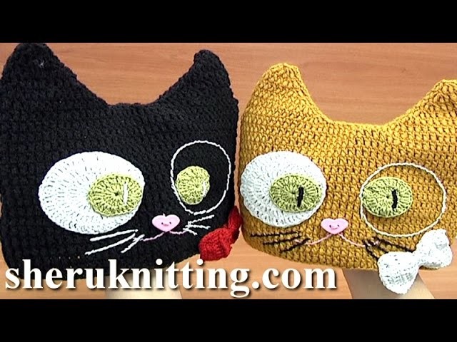 Crochet Kitty Hat Tutorial 6 Part 1 of 2