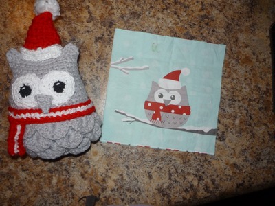 Crochet, Owl (Christmas Version)