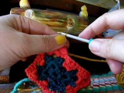 Crochet School :: Lesson 10 :: The SImplest Way To Join Granny Squares