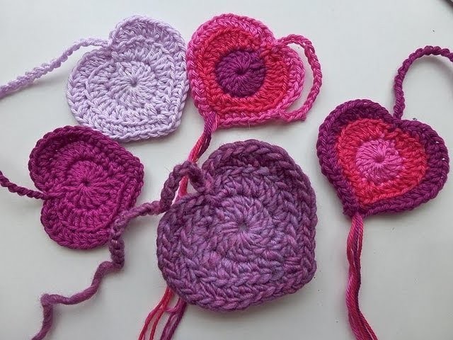 Crochet with eliZZZa * Crochet Heart "Valentina" * Valentine's Day Crochet Heart