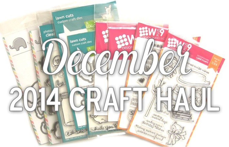 December 2014 Craft Haul by Pretty Pink Posh