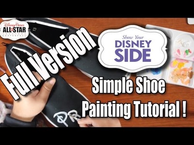 Disney Vans, DIY Shoe Painting Tutorial & Disney  World Adventure (Full Version)