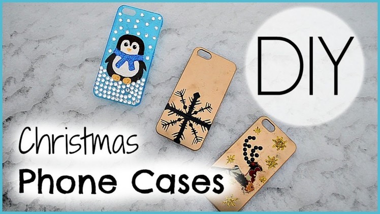DIY Christmas Phone Cases