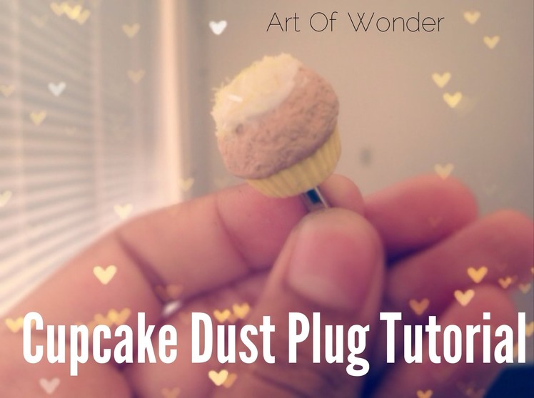 DIY Cupcake Dust Plug | Polymer Clay Tutorial | Glow in the Dark Icing