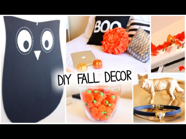 DIY Fall & Halloween Room Decor + Ways to Decorate! 2014