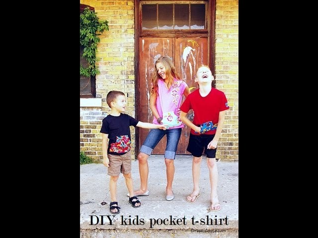 DIY kids Tshirt Refashion