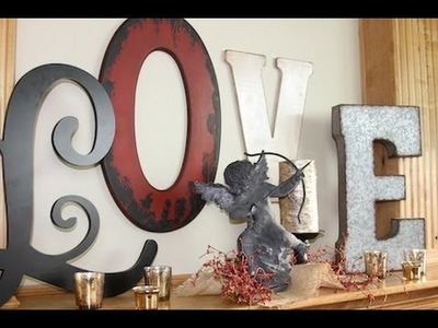 DIY LOVE Letters Valentine's Day Decorations | ShowMeCute
