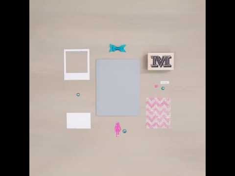 DIY Mother's Day Card - Pink Chevron