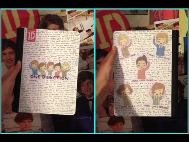 DIY One Direction Notebook!